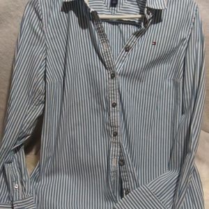 Tommy Hillfiger long sleeve stripped blouse